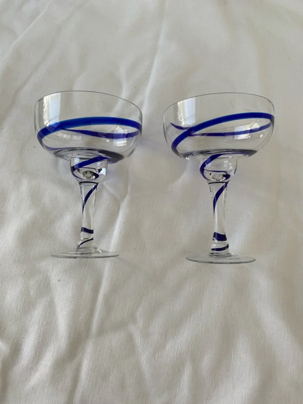 Pier 1 - Set Large Margarita Glasses - Oversized